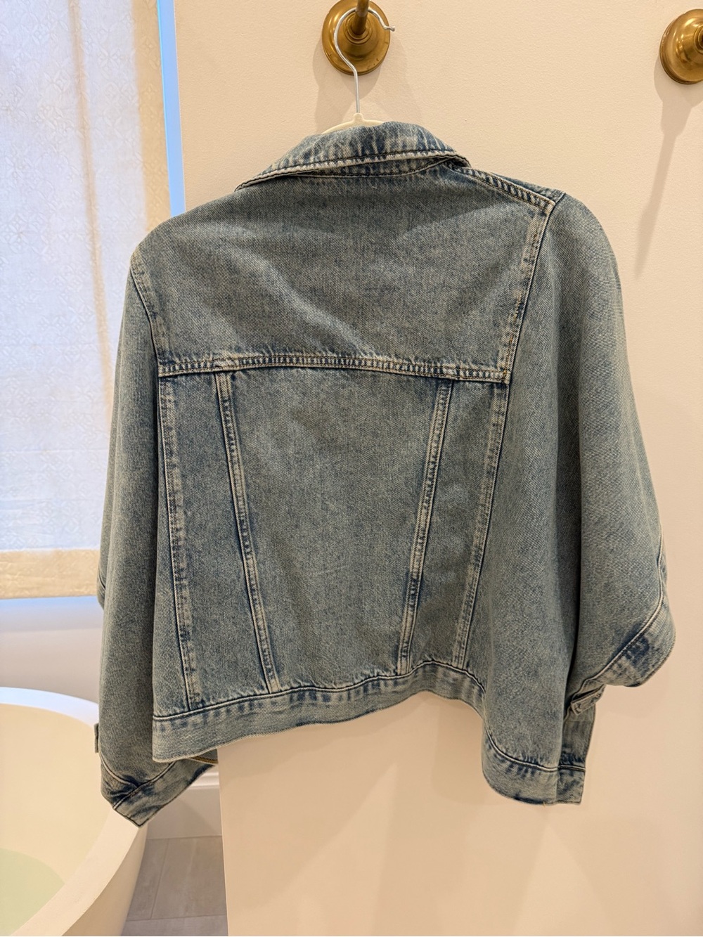 Pilcro Denim Cape Jacket, size XXS / XS - Picture 3 of 3